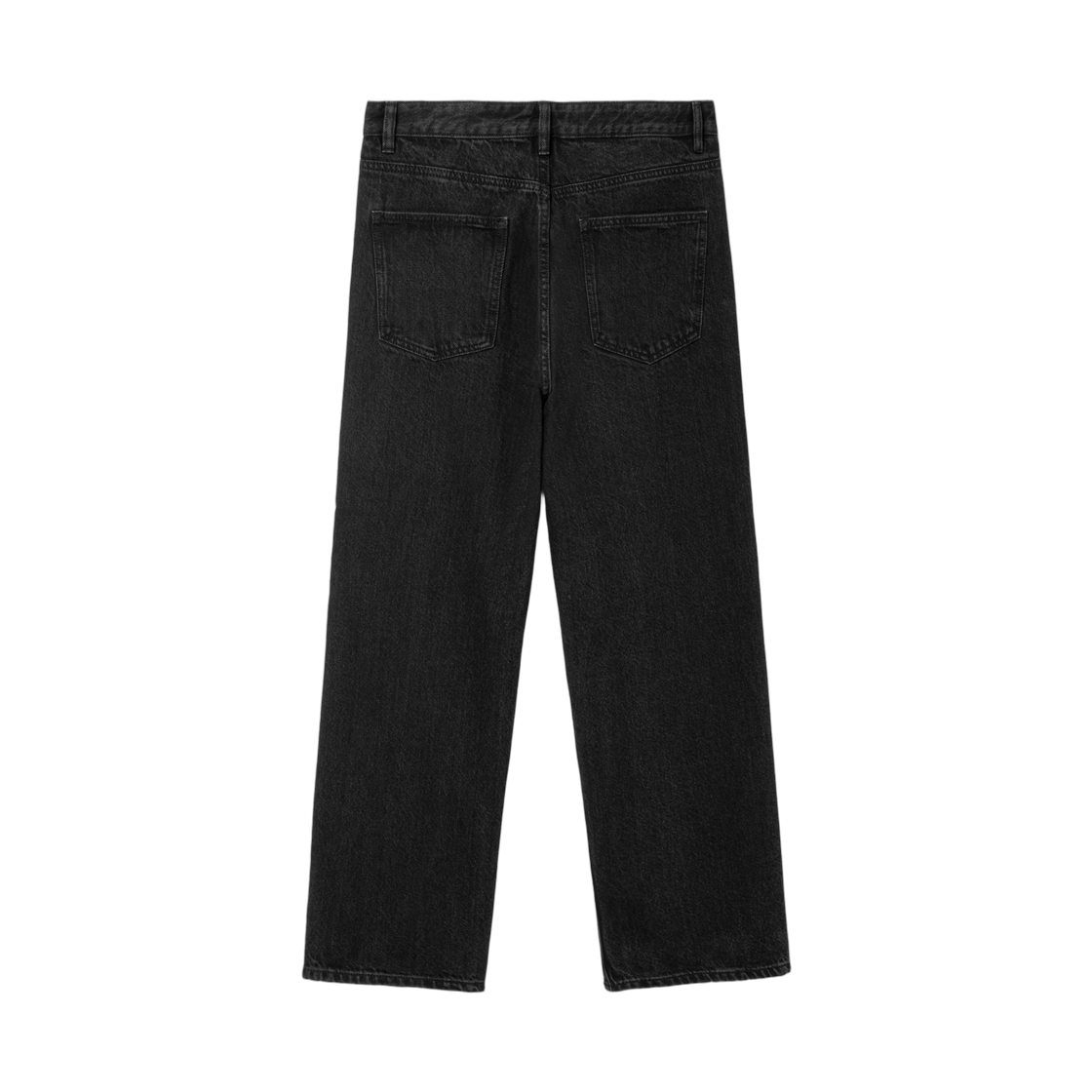 에잇세컨즈 에센셜 세미와이드핏 데님 팬츠 블랙(8seconds Essentials Semi Wide Fit Denim Pants Black) - 2