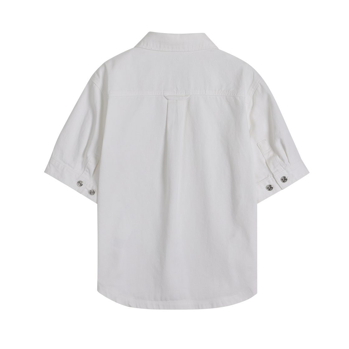 (W) 송지오 지제로 팬서 데님 하프 셔츠 크림((W) SONGZIO ZZERO Panther Denim Half Shirt Cream) - 2