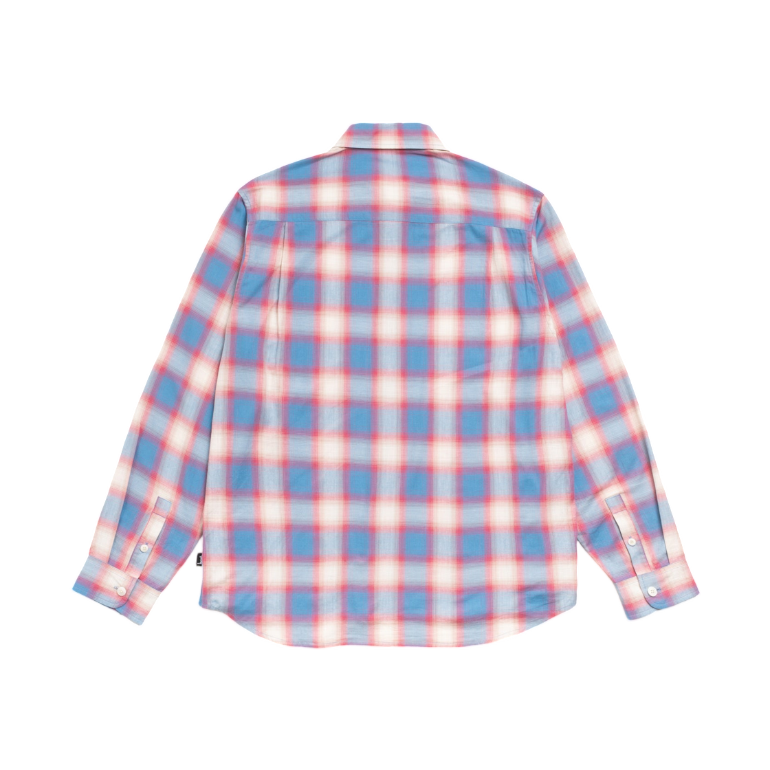 스투시 비치 옴브레 플레이드 셔츠 블루(Stussy Beach Ombre Plaid Shirt Blue) - 2