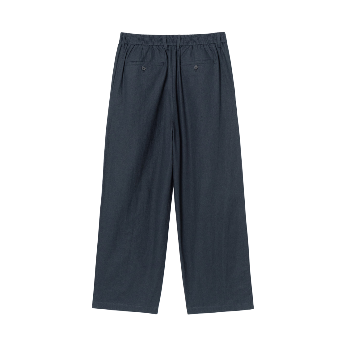 에잇세컨즈 린넨 블랜디드 와이드핏 팬츠 네이비(8seconds Linen Blended Wide Fit Pants Navy) - 2