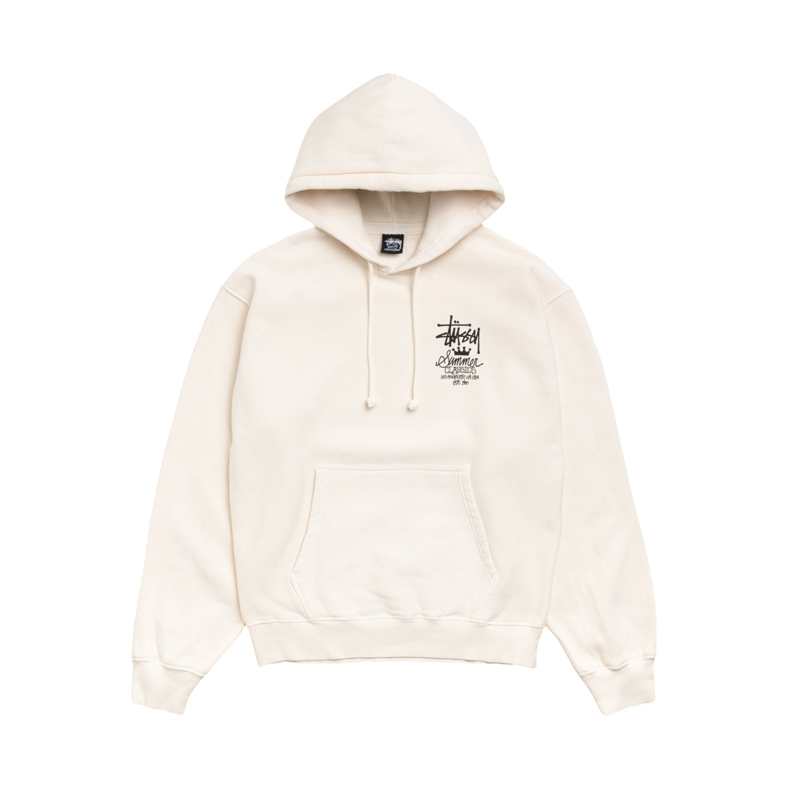 스투시 썸머 클래식 후드 가먼트 다이드 본(Stussy Summer Classics Hoodie Garment Dyed Bone) - 2