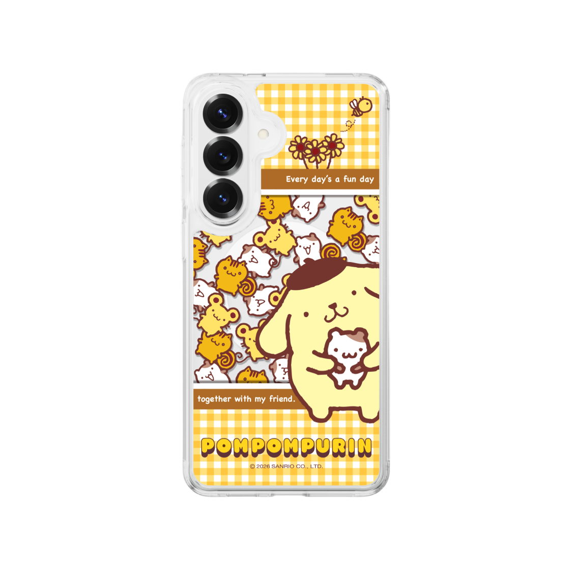 폼폼푸린 스낵키 클리어 마그넷 케이스 for Galaxy S26 Series(POMPOMPURIN Snacky Clear Magnet Case for Galaxy S26 Series) - 3