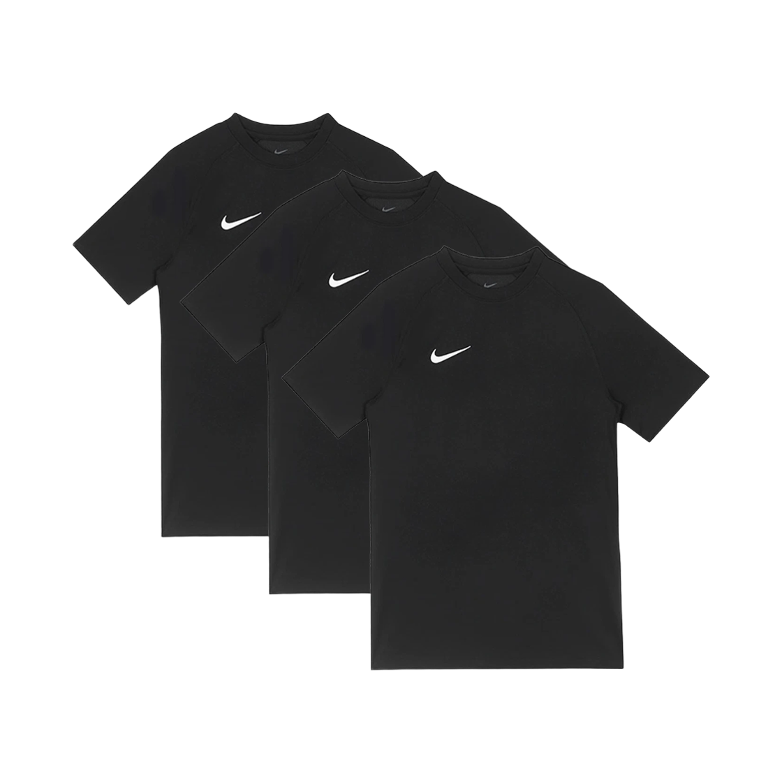 나이키 드라이핏 파크 8 저지 블랙 (3개 번들)(Nike Dri-Fit Park 8 Jersey Black (Bundle of 3)) - 1