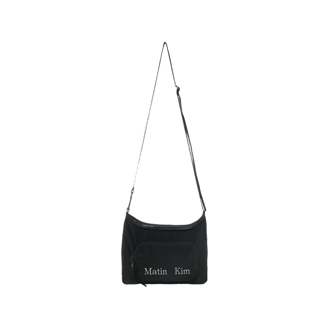 마뗑킴 패커블 크로스 포켓 백 블랙(Matin Kim Packable Cross Pocket Bag In Black)