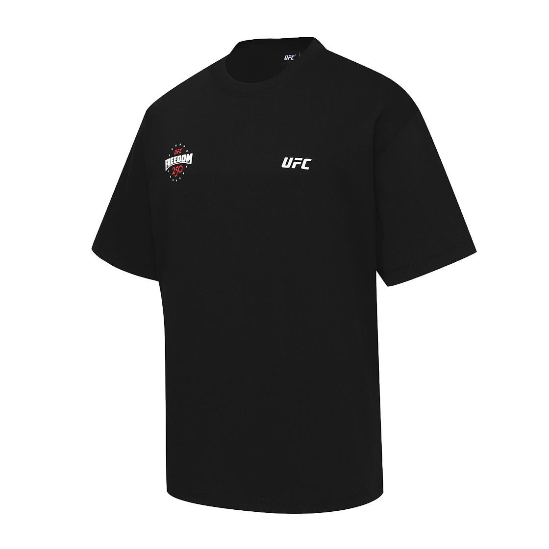 유에프씨 스포츠 FREEDOM 250 릴렉스핏 반팔 티셔츠 블랙(UFC SPORT FREEDOM 250 Relaxed Fit Short Sleeve T-Shirt Black) - 2