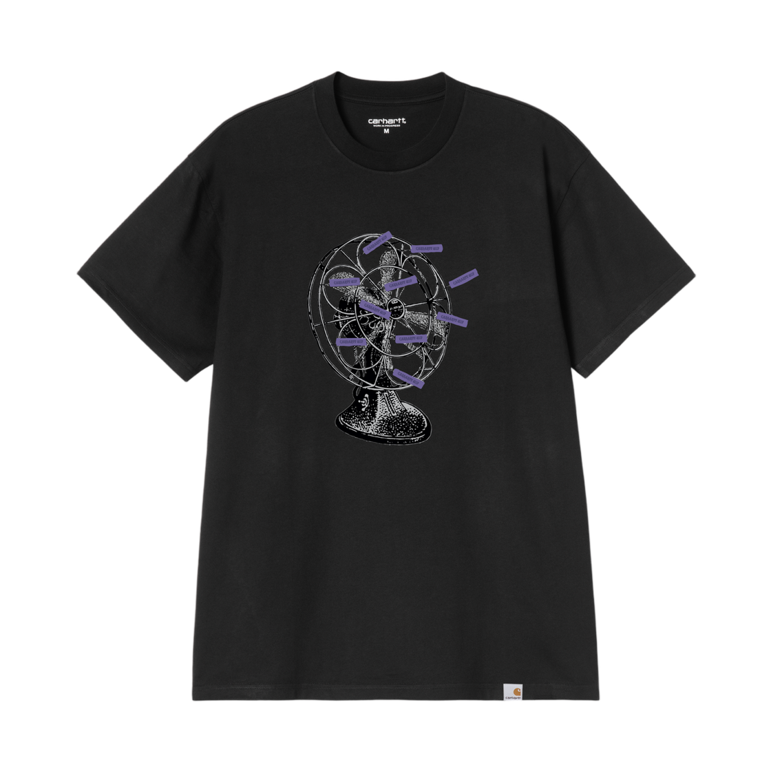 I036900-89-XX Carhartt WIP S/S Fan T-Shirt Black
