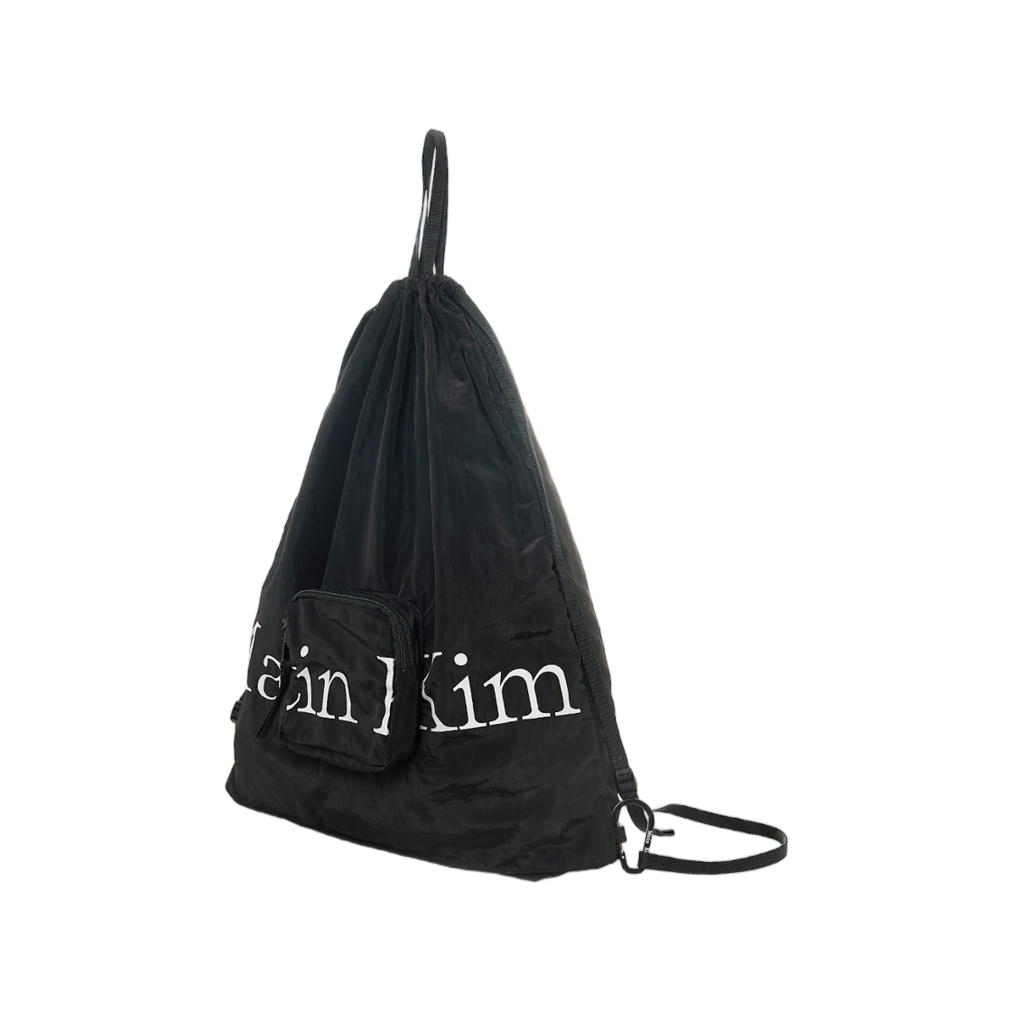 마뗑킴 패커블 스트링 백 블랙(Matin Kim Packable String Bag In Black) - 2