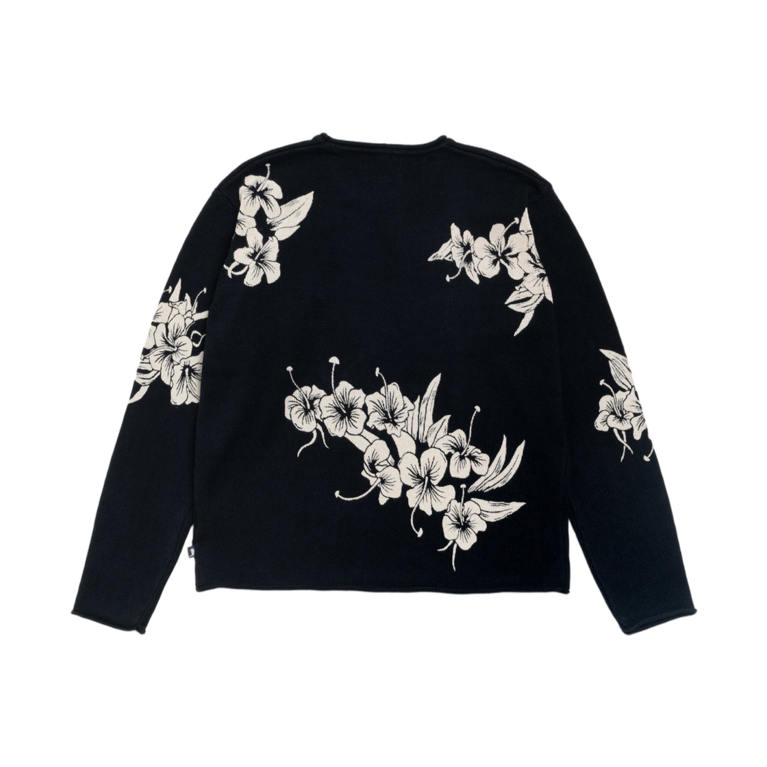 스투시 플로랄 롤 넥 스웨터 블랙(Stussy Floral Roll Neck Sweater Black) - 2