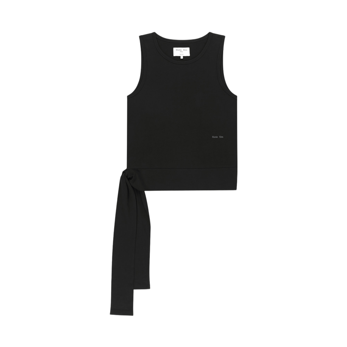 MK2634TS036MBB (W) Matin Kim Hem Tie Detail Sleeveless Top In Black