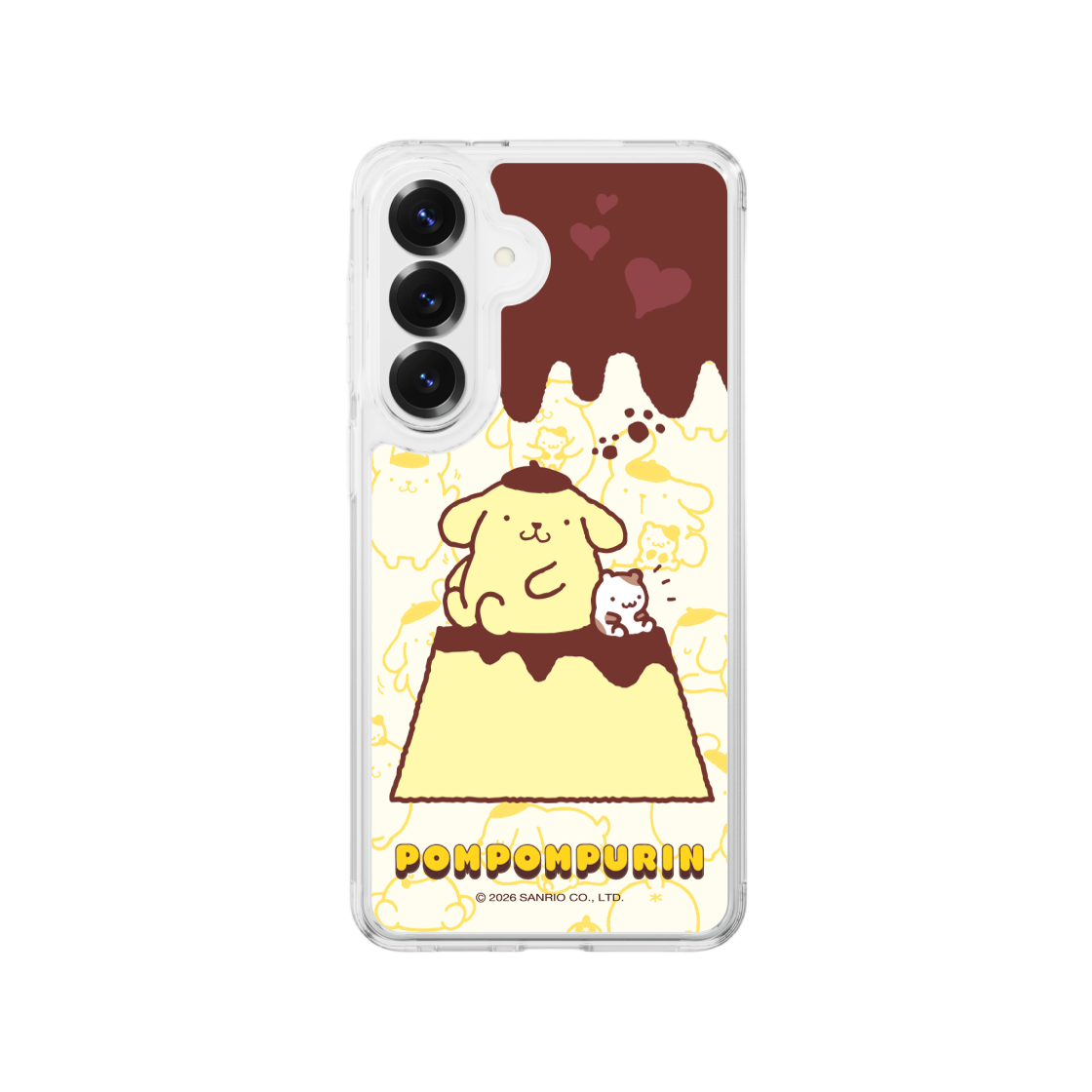 폼폼푸린 푸딩팩 클리어 마그넷 케이스 for Galaxy S26 Series(POMPOMPURIN Pudding pack Clear Magnet Case for Galaxy S26 Series) - 3