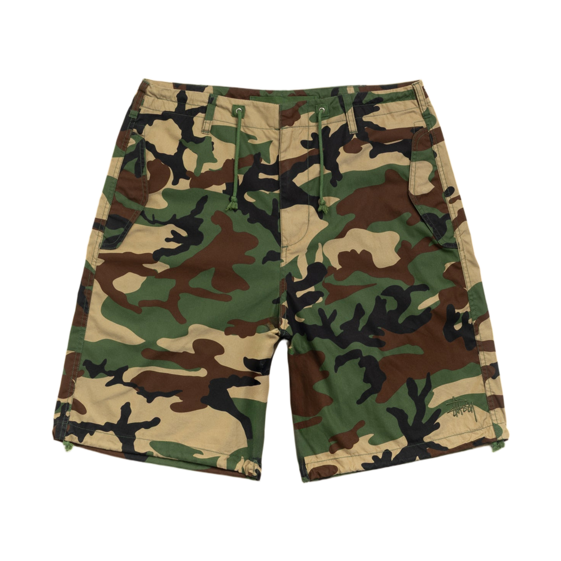 112357 Stussy Surplus Short Woodland Camo