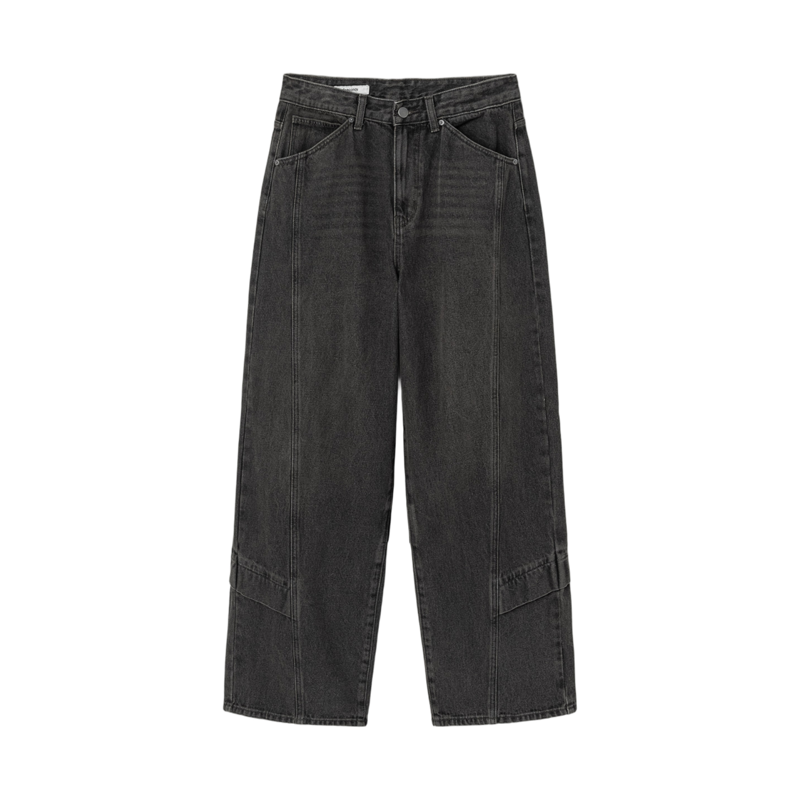 265221APC5 8seconds Transform Side Cut Denim Pants Black