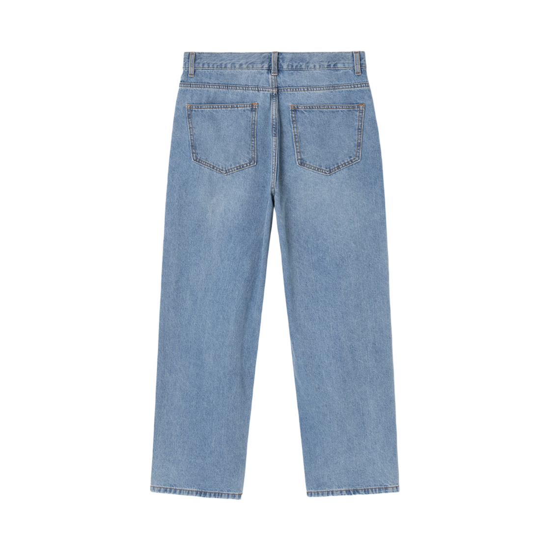 에잇세컨즈 에센셜 세미와이드핏 데님 팬츠 스카이 블루(8seconds Essentials Semi Wide Fit Denim Pants Sky Blue) - 2