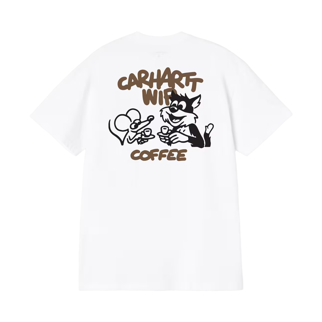 칼하트 WIP 숏슬리브 커피 브레이크 티셔츠 화이트(Carhartt WIP S/S Coffee Break T-Shirt White) - 2