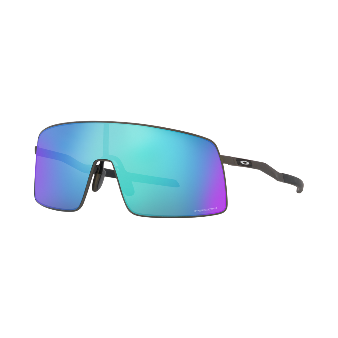 OO6013-04-36 Oakley Sutro TI Satin Lead Frame Prizm Sapphire Lenses Adjustable Nosepads