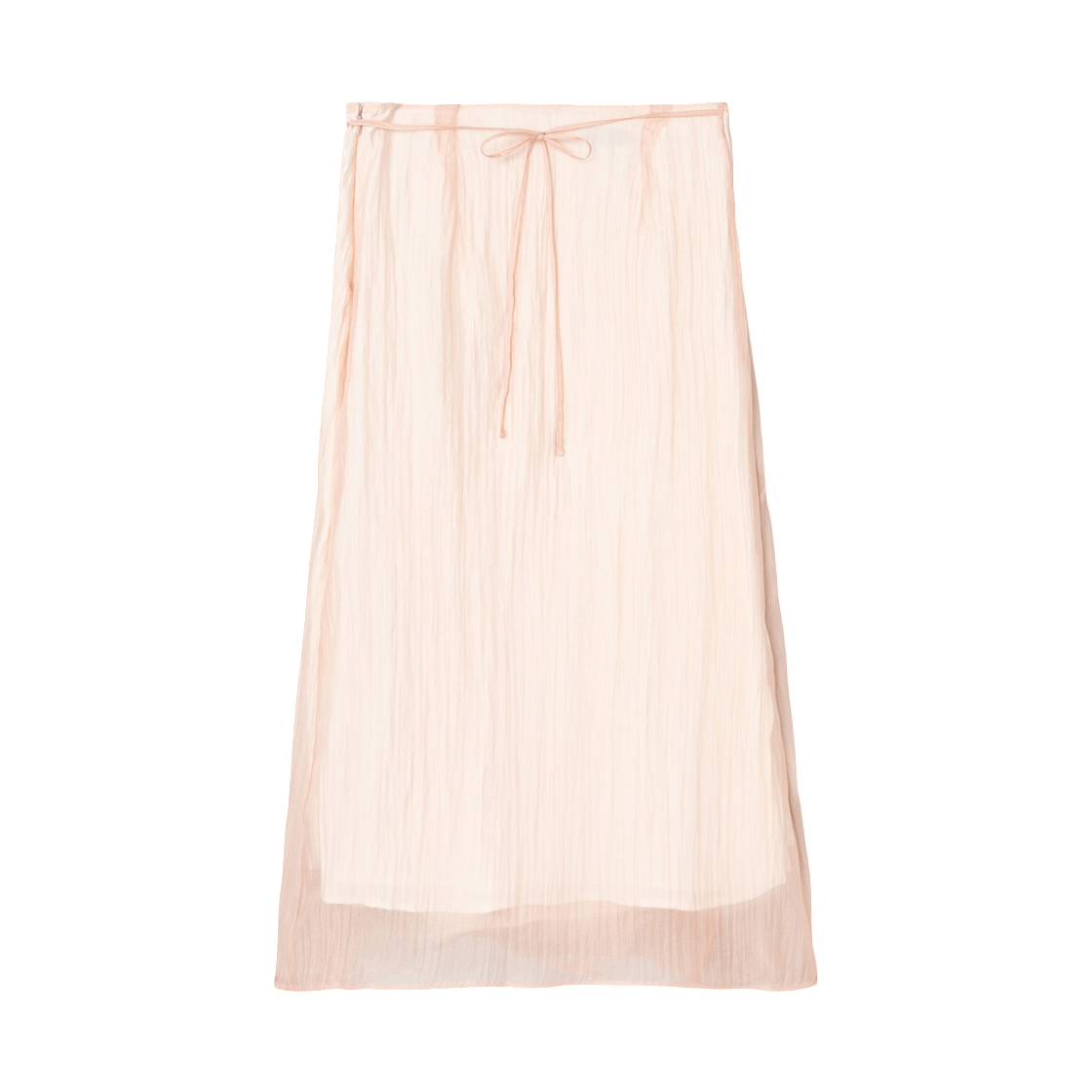 (W) 에잇세컨즈 시어 컬러 스커트 라이트 핑크((W) 8seconds Sheer Color Skirt Light Pink) - 2