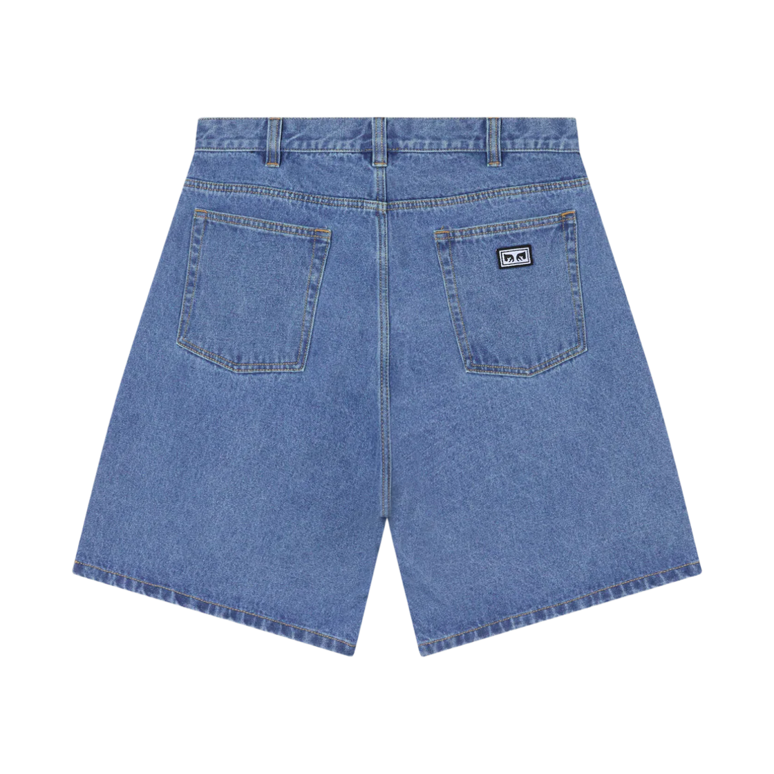 오베이 빅윅 배기 데님 쇼츠 라이트 인디고(Obey Bigwig Baggy Denim Shorts Light Indigo) - 2