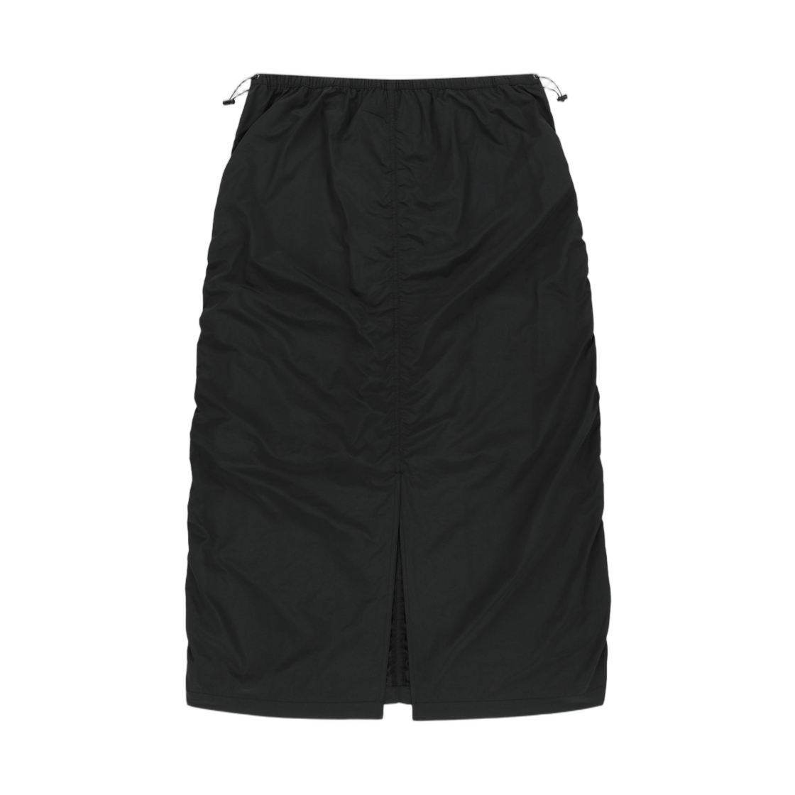 (W) 마뗑킴 패치 포켓 셔링 나일론 스커트 블랙((W) Matin Kim Patch Pocket Shirring Nylon Skirt In Black) - 2