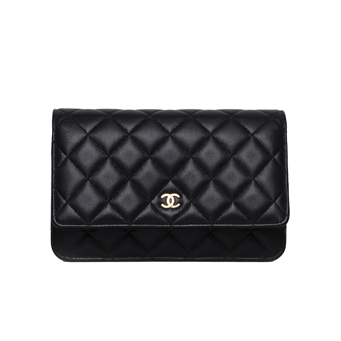 IT6P7DJ8EMFG Chanel Lambskin WOC Gold Hardware