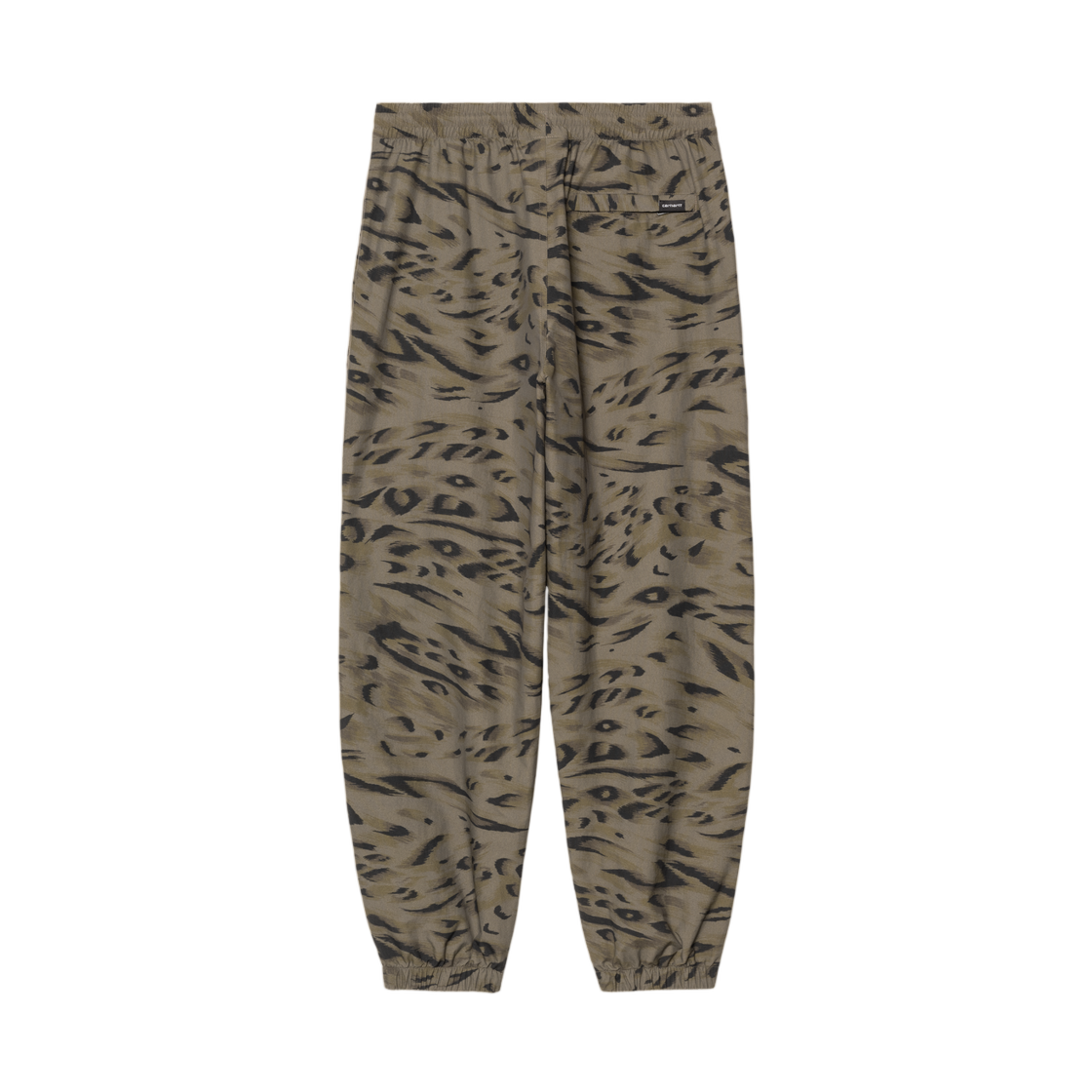 I036799-3TD-XX (W) Carhartt WIP Travon Pant Duck Feather Print Cypress Black