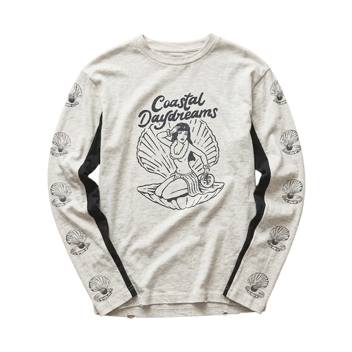 스팁 콘트라스트*그래픽 롱슬리브(STEEPC Contrast Graphic Long Sleeve)