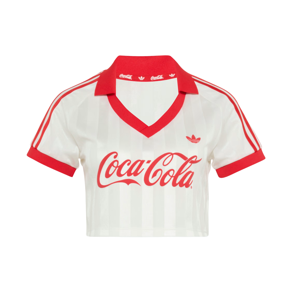 KY7571 Adidas x Coca-Cola Cropped Jersey Core White - KR Sizing