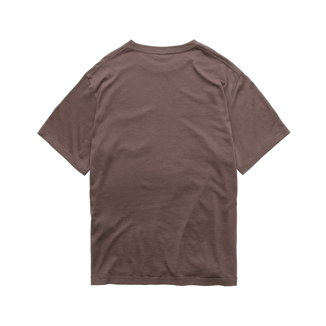 폴리테루 로우 컷 포켓 티셔츠 핑크 브라운(Polyteru Raw Cut Pocket T-Shirt Pink Brown) - 2