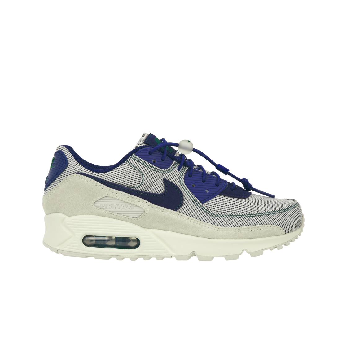 IR1950-100 Nike Air Max 90 QS Coconut Milk and Deep Royal Blue