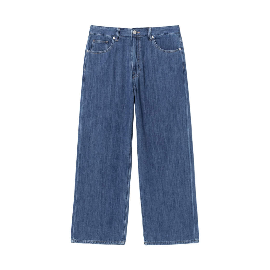 425421LPDP 8seconds Slub Wide Fit Denim Pants Blue