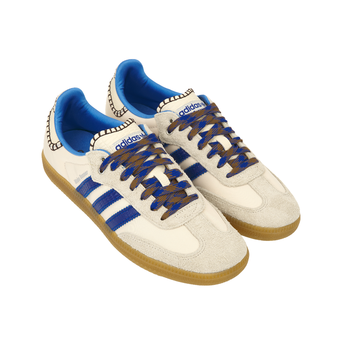 아디다스 x 웨일스 보너 삼바 원더 클레이 로얄 블루(Adidas x Wales Bonner Samba Wonder Clay Royal Blue) - 4