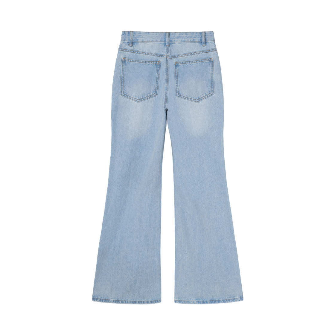 (W) 에잇세컨즈 스트롱 워싱 롱 부츠컷 라이트웨이트 데님 스카이 블루((W) 8seconds Strong Washing Long Bootcut Lightweight Denim Sky Blue) - 2