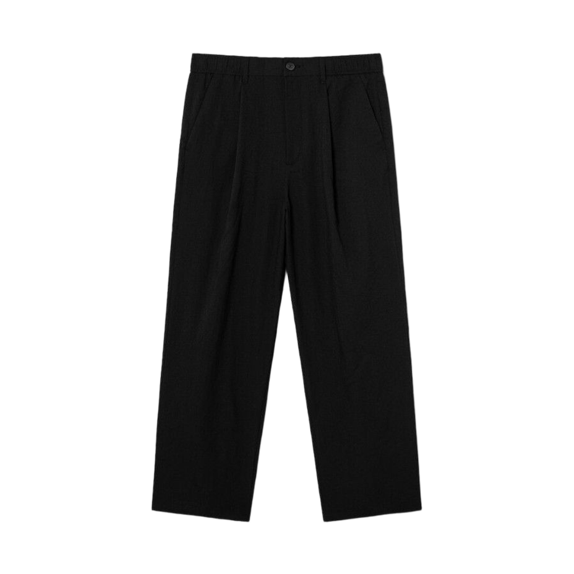 에잇세컨즈 라이트웨이트 세미와이드핏 슬랙스 블랙(8seconds Lightweight Semi Wide Fit Slacks Black) - 1