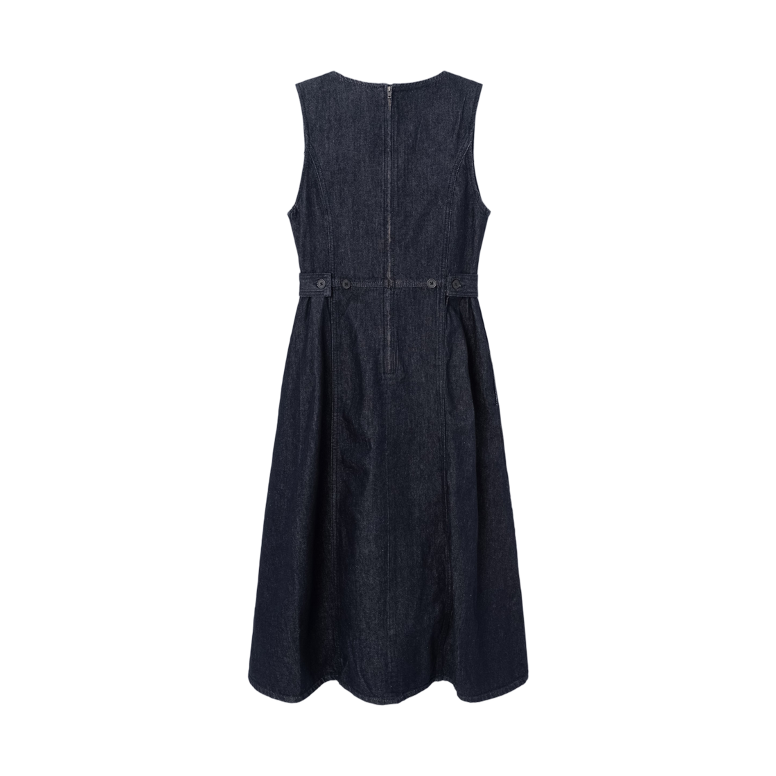 (W) 에잇세컨즈 슬리브리스 데님 원피스 네이비((W) 8seconds Sleeveless Denim Onepiece Navy) - 2