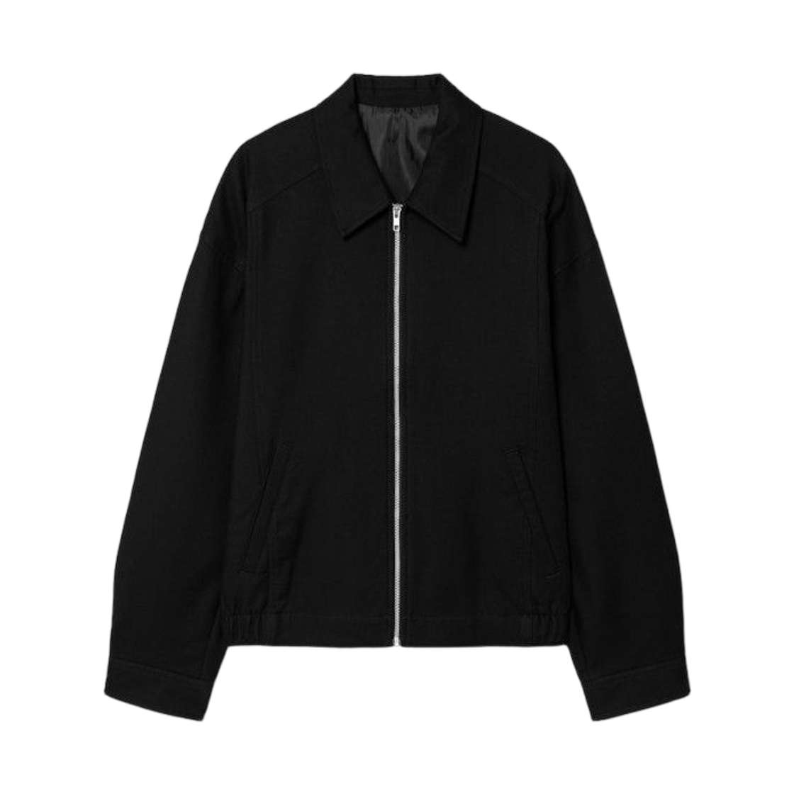 에잇세컨즈 코튼 더블 페이스 드리즐러 자켓 블랙(8seconds Cotton Double Face Drizzler Jacket Black)