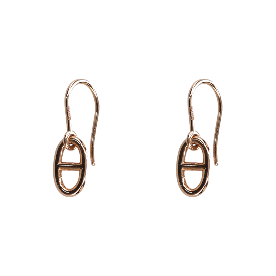 ITVQV3LDSHER Hermes H113503B00 Chandal Berry Small Earrings in 18K Rose Gold