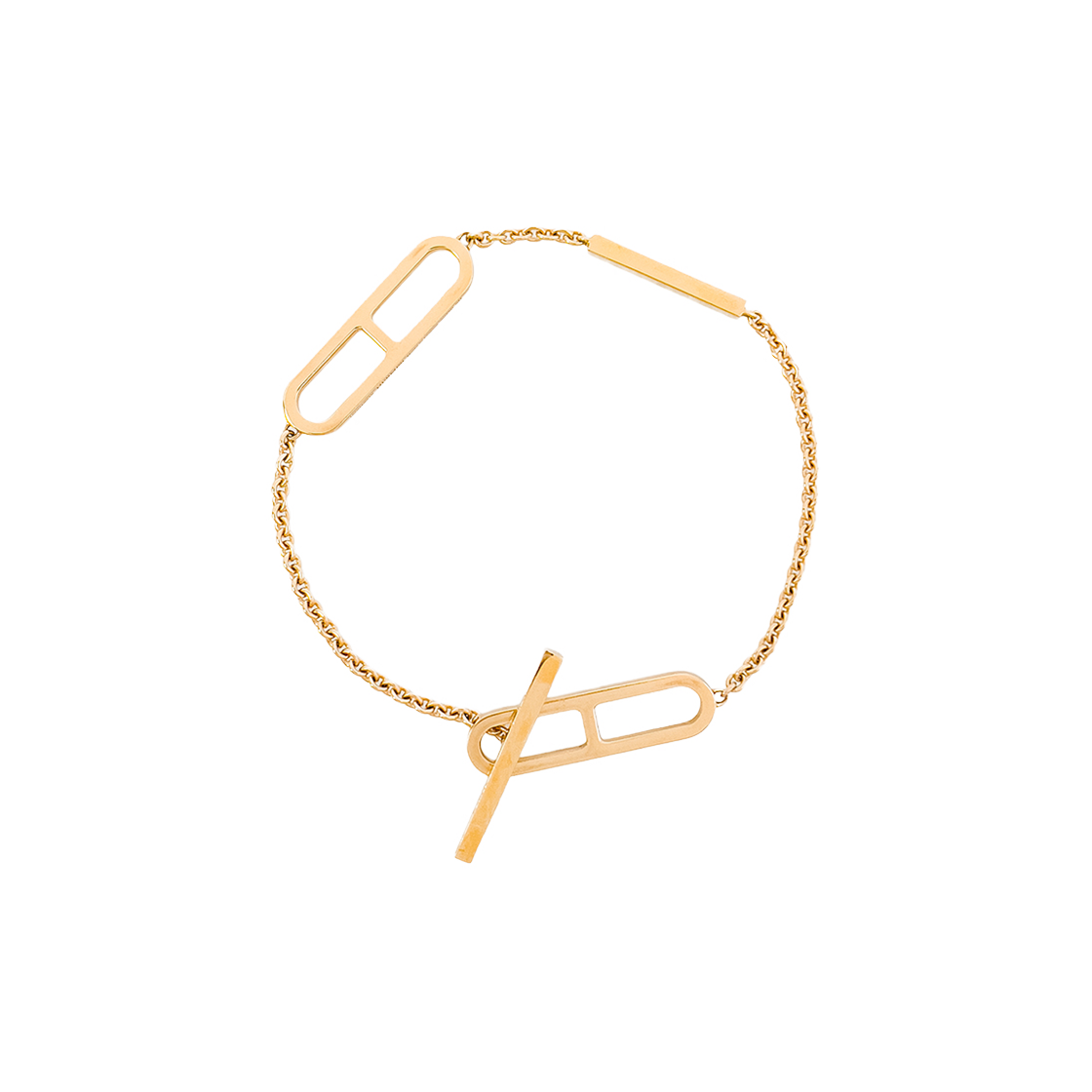 IT4IKECBJTLF Hermes Ever Chaine d'Ancre Bracelet SH 18K Rose Gold 6HA0578