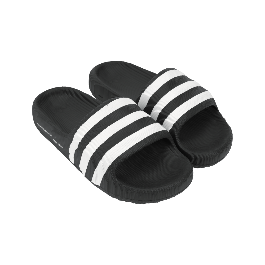 아디다스 아딜렛 22 코어 블랙 클라우드 화이트(Adidas Adilette 22 Core Black Cloud White) - 4