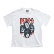 MAINBOOTH X KISS Shooting Star T-shirt White