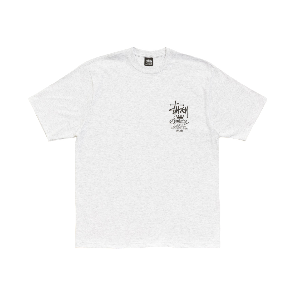 스투시 썸머 클래식 티셔츠 애쉬 헤더(Stussy Summer Classics T-Shirt Ash Heather) - 2