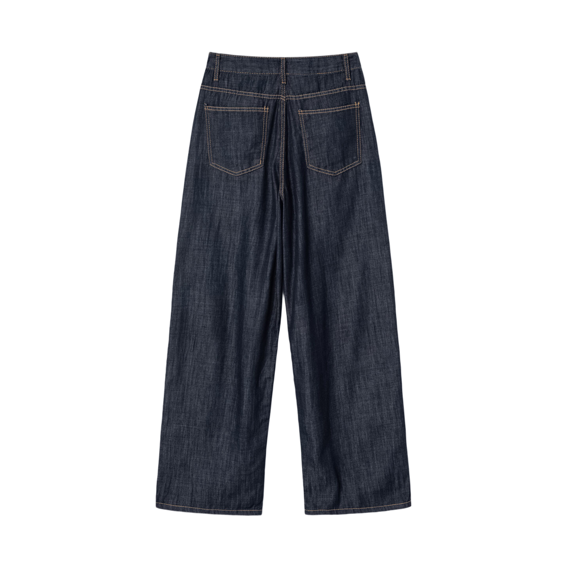 (W) 에잇세컨즈 벌룬핏 라이트웨이트 데님 팬츠 네이비((W) 8seconds Balloon Fit Lightweight Denim Pants Navy) - 2
