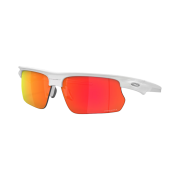 Oakley BiSphaera Matte Grey Camo Frame Prizm Sapphire Polarized Lenses High Bridge Fit