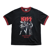 MAINBOOTH X KISS End of the Road T-shirt Black