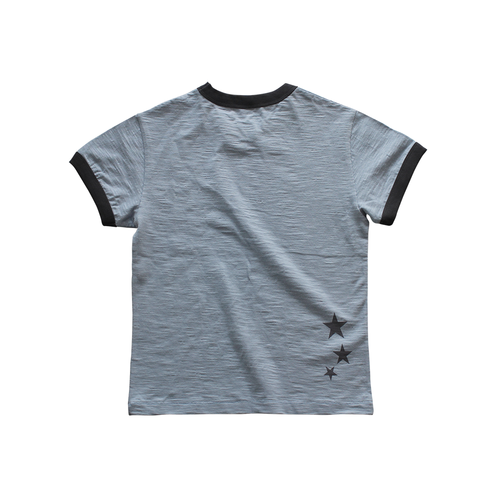 메인부스 X KISS 우먼 스타 티셔츠 스카이 블루(MAINBOOTH X KISS Woman Star T-shirt Sky Blue) - 2