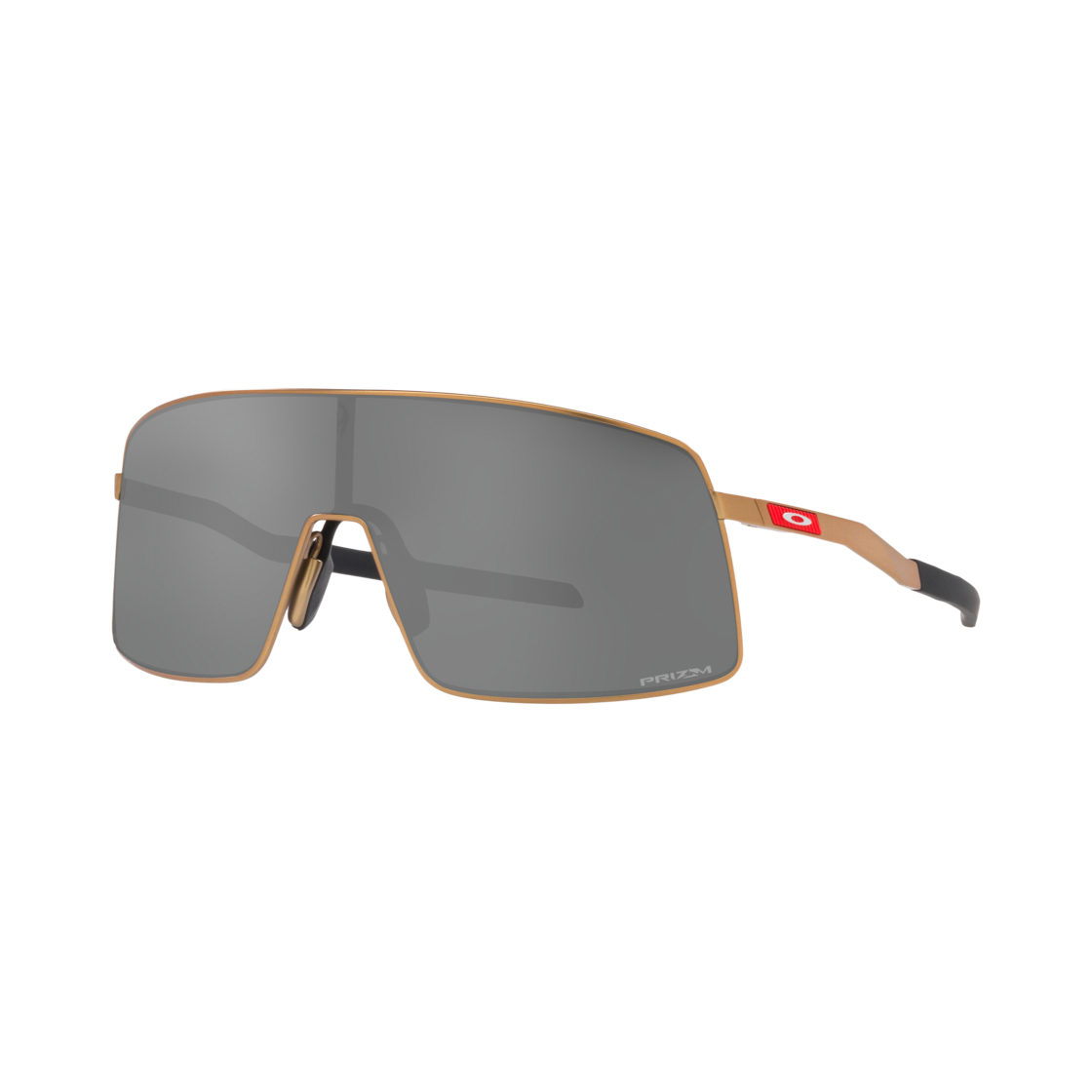 OO6013-05-36 Oakley Sutro TI Patrick Mahomes II Collection Matte Gold Frame Prizm Black Lenses Adjustable Nosepads