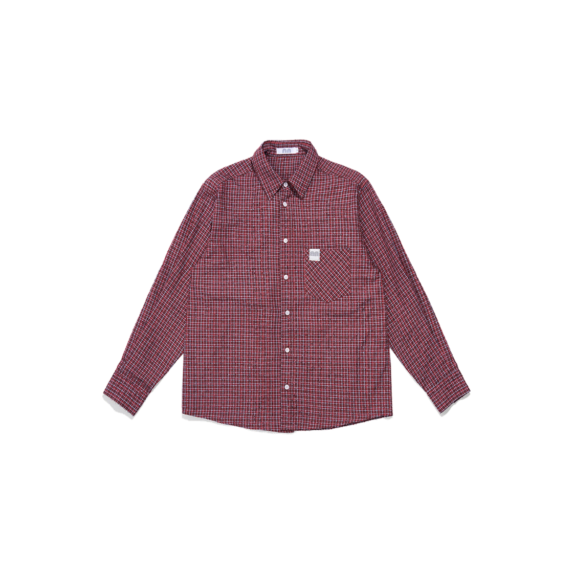 낫뉴 nn 라벨 부클 셔츠 레드(Not New nn Label Boucle Shirts Red)