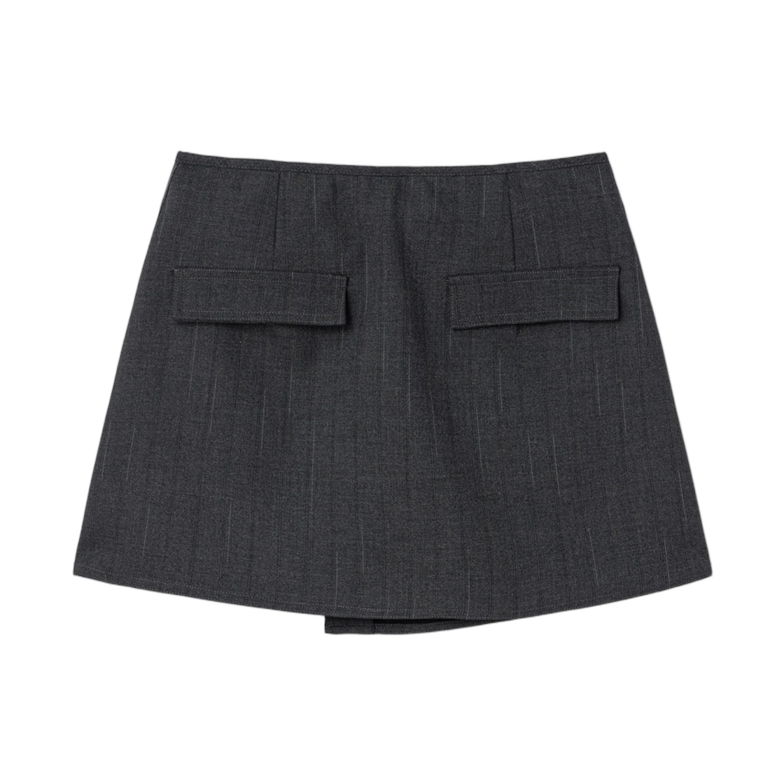 (W) 에잇세컨즈 레이어드 랩 스커트 애쉬((W) 8seconds Layered Rab Skirt Ash) - 2