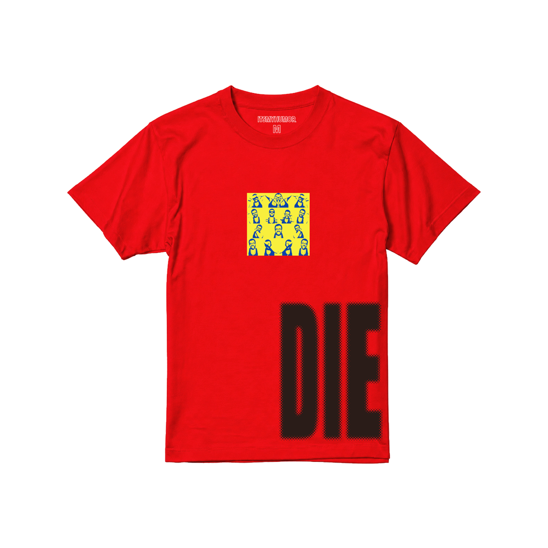 잇츠마이휴머 다이스키 티 레드(ITSMYHUMOR Dieski Tee Red) - 1