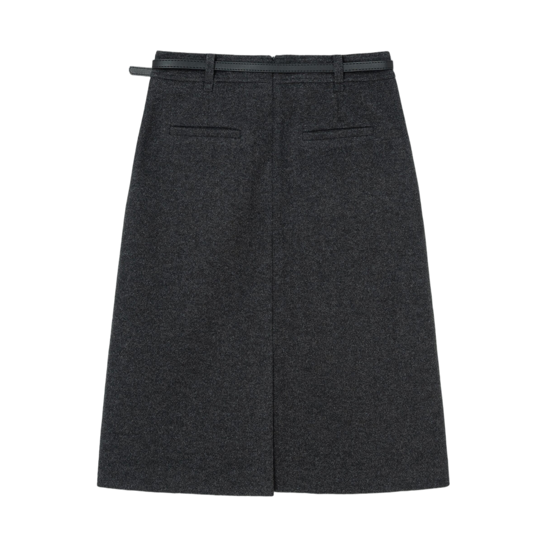 (W) 에잇세컨즈 벨티드 미디 스커트 애쉬((W) 8seconds Belted Midi Skirt Ash) - 2