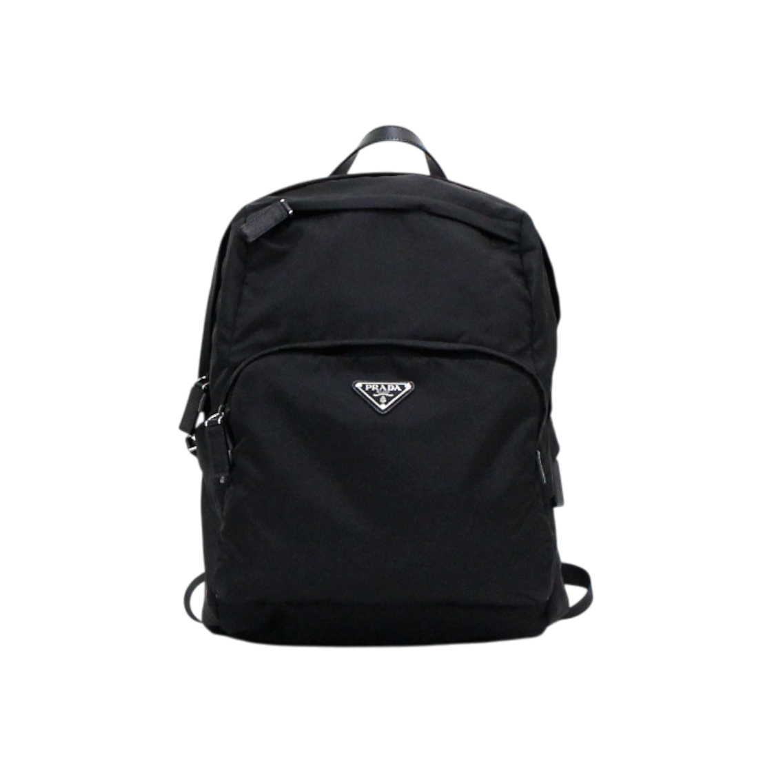 프라다 2VZ104 블랙 리나일론 삼각로고 남녀공용 백팩aa64396(Prada 2VZ104 Black Re-Nylon Triangle Logo Unisex Backpack) - 1