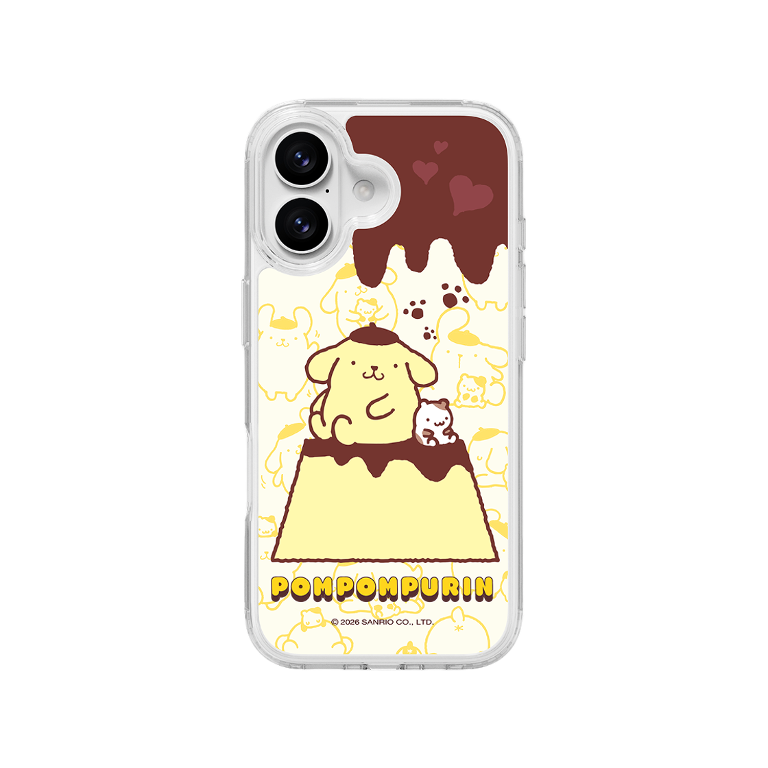 폼폼푸린 푸딩 클리어 마그넷 케이스 for iPhone17 Series(POMPOMPURIN Pudding Clear Magnet Case for iPhone17 Series) - 2